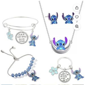 Ohana Family Lilo & Stitch Jewelry Set, 5 Pieces